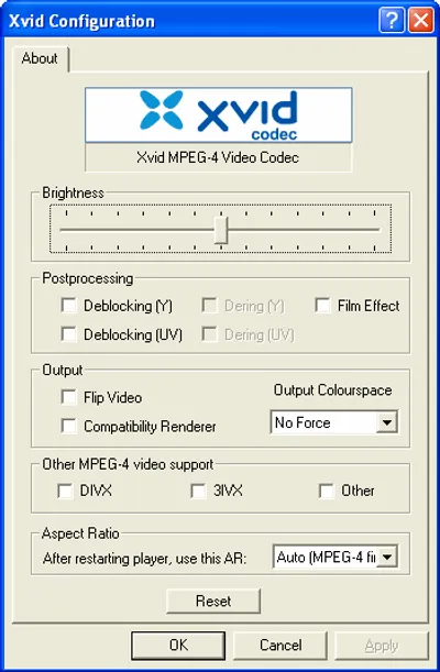 Xvid Video Codec торрент